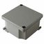 JUNCTION BOX IN DIE-CAST ALUMINIUM - PAINTED GREY RAL 7037 - 91X91X54 thumbnail 2