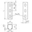 MS4141PP6000FT Profile rail side perforation, slot 22 mm 6000x41x41 thumbnail 2