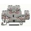 Component terminal block double-deck with 2 diodes 1N4007 gray thumbnail 1