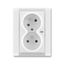 5583F-C02357 01 Double socket outlet with earthing pins, shuttered, with turned upper cavity, with surge protection thumbnail 32