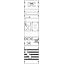 KA4608 Measurement and metering transformer board, Field width: 1, Rows: 0, 1050 mm x 250 mm x 160 mm, IP2XC thumbnail 5