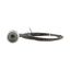 Pushbutton, Flat, momentary, 1 NC, Cable (black) with non-terminated end, 4 pole, 3.5 m, Without button plate, Bezel: titanium thumbnail 6