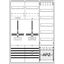 DA37BC Meter board, Field width: 3, Rows: 57, 1100 mm x 800 mm x 215 mm, Isolated (Class II), IP31 thumbnail 17