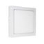 ALGINE  ECO LED SQUARE  230V 12W IP20  WW CEILING PANEL white frame SURFACE thumbnail 15