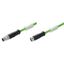 EtherCat Cable (assembled), Connecting line, Number of poles: 4, 0.5 m thumbnail 1