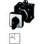 On switches, T3, 32 A, rear mounting, 1 contact unit(s), Contacts: 4, 45 °, momentary, With 0 (Off) position, With spring-return to 0, STOP>0, Design thumbnail 3