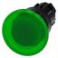 Illuminated mushroom pushbutton, 22 mm, round, plastic, green, 40mm, momentary 3SU1001-1BD40-0AA0-Z Y13 thumbnail 1