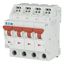 Miniature circuit breaker (MCB) with plug-in terminal, 4 A, 4p, characteristic: C thumbnail 1