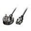 5m UK 3 Pin to C13 Mains Cable UK 3 Pin Plug to IEC C13 Connector thumbnail 2