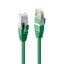 10m Cat.6A S/FTP LSZH Cable, Green RJ45, M/M, 500MHz, Copper thumbnail 1