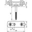 Strip holder for Fl 30mm St/tZn with wood screw 5x50mm thumbnail 2