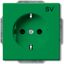 20 EUC-13-82-101 CoverPlates (partly incl. Insert) future®, Busch-axcent®, solo®; carat®; Busch-dynasty® Green, RAL 6032 thumbnail 1