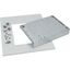 Mounting kit, IZMX40, 3/4p, withdrawable unit, W=600mm, height shrouding cap=40mm, grey thumbnail 4