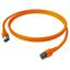 Patchcord RJ45 shielded Cat.6a 10GB, LS0H, orange,  10.0m thumbnail 3