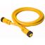 Connection cable, 4p, DC current, coupling M12 flat, plug M12 flat, L=1.5m thumbnail 1