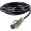 Proximity switch, E57G General Purpose Serie, 1 N/O, 3-wire, 10 - 30 V DC, M12 x 1 mm, Sn= 4 mm, Flush, PNP, Stainless steel, 2 m connection cable thumbnail 1