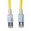 LED Patchcord RJ45 shielded, Cat.6a 10GB, LS0H,yellow, 3.0m thumbnail 2