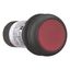 Illuminated pushbutton actuator, Flat, momentary, 1 NC, Screw connection, LED Red, red, Blank, 120 V AC, Bezel: black thumbnail 7