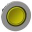 Head for pilot light, Harmony XB4, flush mounted yellow plain lens thumbnail 1