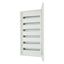 Complete flush-mounted flat distribution board with window, white, 24 SU per row, 6 rows, type P thumbnail 3