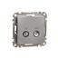 TV/SAT Socket intermediate 10db, Sedna, Aluminium thumbnail 4