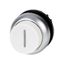 Pushbutton, RMQ-Titan, Extended, momentary, White, inscribed, Bezel: titanium thumbnail 4