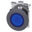 Illuminated pushbutton, 30 mm, round, Metal, matte, blue, front ring for flush installation, latching, Push-to-release  3SU1061-0JA50-0AA0-Z Y19 thumbnail 2