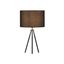 FENDA E27 table lamp base, matt black, without shade thumbnail 1