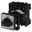 On-Off switch, P1, 40 A, rear mounting, 3 pole + N, with black thumb grip and front plate thumbnail 5