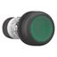 Illuminated pushbutton actuator, Flat, momentary, 1 N/O, Screw connection, LED green, green, Blank, 230 V AC, Bezel: black thumbnail 11