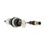 Key-operated actuator, RMQ compact solution, momentary, 1 N/O, Cable (black) with M12A plug, 4 pole, 0.2 m, 2 positions, MS1, Bezel: titanium thumbnail 15