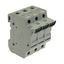 Fuse-holder, LV, 30 A, AC 600 V, 10 x 38 mm, CC, 3P, UL, DIN rail mount thumbnail 41