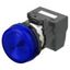 M22N Indicator, Plastic flat, Blue, Blue, 24 V, push-in terminal thumbnail 2