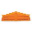 4-level end plate marking: d-c-b-a--a-b-c-d 7.62 mm thick orange thumbnail 2