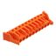 THT female header angled Pin spacing 5.08 mm orange thumbnail 1