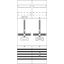 DF27C1A Meter panel, Field width: 2, Rows: 0, 1050 mm x 500 mm x 160 mm, IP2XC thumbnail 21