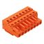 1-conductor female connector CAGE CLAMP® 2.5 mm² orange thumbnail 1