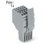 2-conductor female connector Push-in CAGE CLAMP® 1.5 mm² gray thumbnail 2