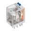 Relay DRM570024LT, 4 CO, 24 V DC, 5 A, with test button and LED, Weidmuller thumbnail 3