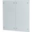 Snap-on cover, closed, HxW=650x800mm, divided, grey thumbnail 3