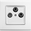 Linnera-Rollina Sat Socket Trans (Sat-TV-Rd) (13dB) White thumbnail 2