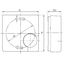 Room controller, 5-30C, AC 230V, contactless 1.2A corresponds to 5 actuators each 3W, with TA approx.3K thumbnail 3