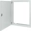3-step flush-mounting door frame with sheet steel door and rotary door handle, fireproof, W800mm H1760mm thumbnail 3