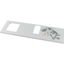 Front cover, +mounting kit, for NZM1, horizontal, 4p, measuring device, H=150mm, grey thumbnail 1