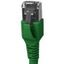 Patchcord RJ45 shielded Cat.6a 10GB, LS0H, green,  10.0m thumbnail 5