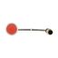 Pushbutton, Flat, momentary, 1 NC, Cable (black) with M12A plug, 4 pole, 0.5 m, red, Blank, Bezel: titanium thumbnail 7