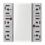 Standard push-button module 3-gang LS5073TSM thumbnail 1