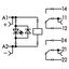 Relay module Nominal input voltage: 24 VDC 2 changeover contacts gray thumbnail 9