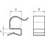 BCC 4-7 D7 Beam clamp for cable, 6-7mm 4-7mm thumbnail 2