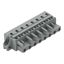 1-conductor female connector CAGE CLAMP® 2.5 mm² gray thumbnail 1